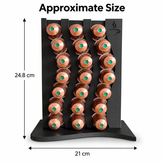 Wavy Nespresso Capsule Holder - 3D - Holds 18 Pods