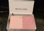 Michael Kors Adele Logo Wallet Wristlet in Smokey Rose MLT