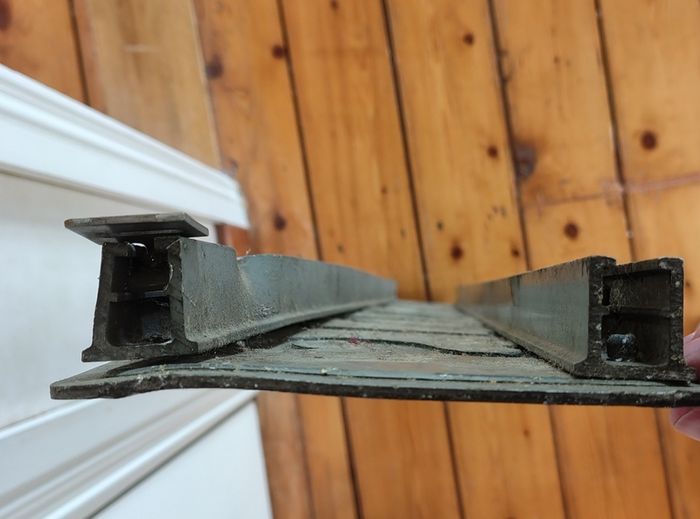Vintage Heavy Metal "Stow Road" Street Sign