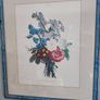 LOVELY FRAMED 55 X 65  CM. Chez Vilquin - Jean-Louis Prevost - THE PRINT IS 35x45 cm. vintage botanical print. Image 2