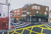 Rathgar road oil painting picture