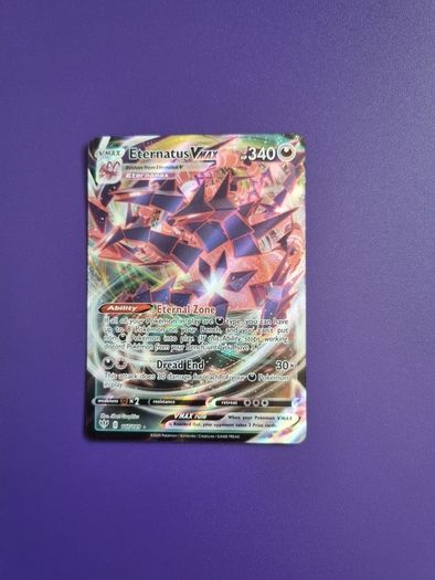 The Eternatus Vmax (117/189) Pokemon Card from the Darkness Ablaze