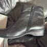 The Lotus Ladies Black Leather Ankle Boots in box Image 2