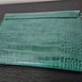 Brand New Ted Baker croc detail debossed envelope pouch Image 5