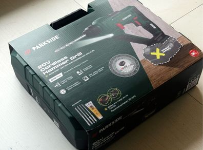 NEW Parkside 20V SDS Hammer Drill  Unused Parkside cordless hammer drill. Still in original case.