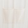 5-Panel Room Divider Cream 200x170x4 cm Fabric Image 3