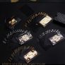 Black gold playing cards Image 2
