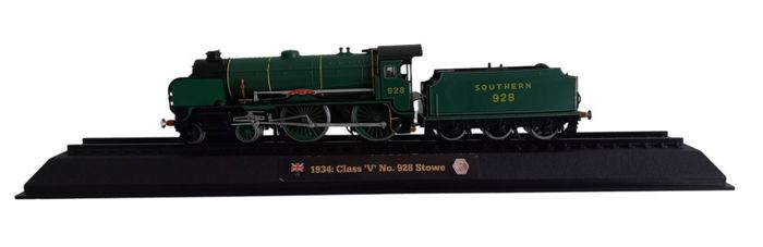 Collection of stationary model trains