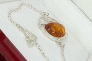 Amber Solitaire Bracelet A Piece of Ancient Sunlight