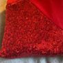 NEW red girls sequin jumper Image 3