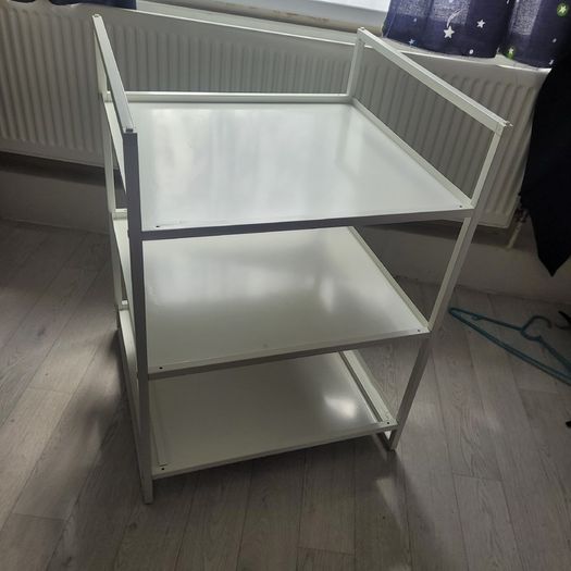 Metal Side table/shelves Ikea