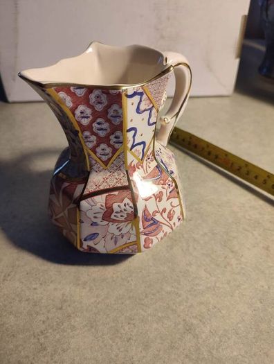 Masons Ironstone applique ware jug excellent condition.
