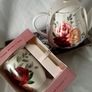 Gift set of a teapot, mug, spoon and coaster. Image 6