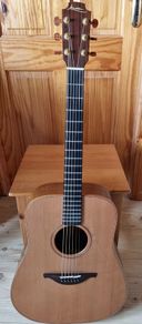 1990s Lowden D23 dreadnought guitar