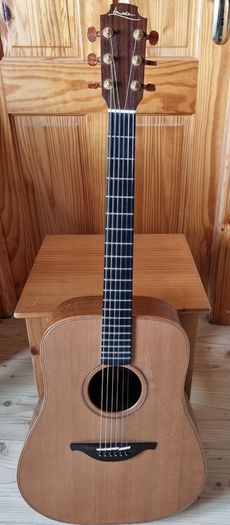 1990s Lowden D23 dreadnought guitar