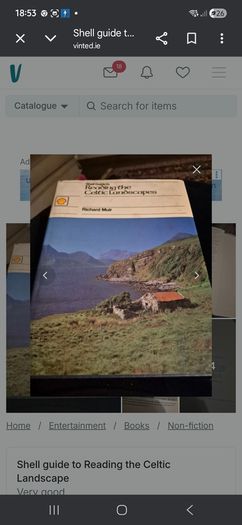 Vintage 80s Shell guide to Reading the Celtic Landscape by Richard Muir