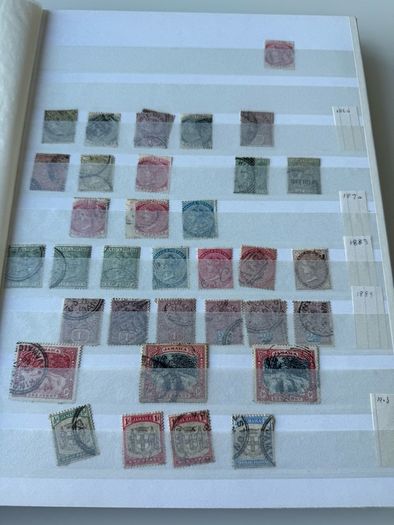 JAMAICA collection in stamp album