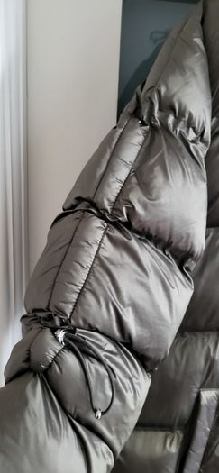 GUESS L.A. khaki full length puffer coat Sz XL (Fit 14-18UK) - Bnwt Rrp 249