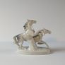 Rare 1927 Carl Scheidig Running Horses Porcelain Ornament Image 2