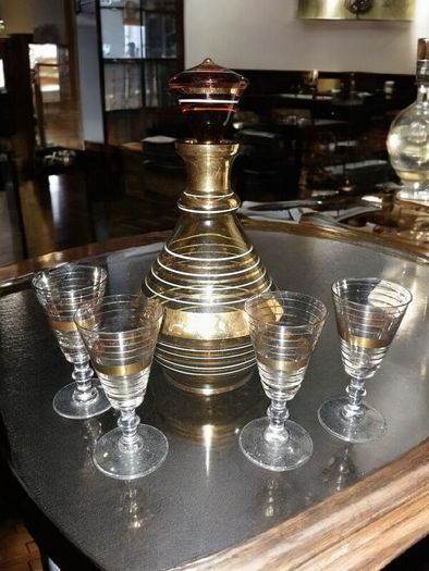 Art Deco Liqueur service