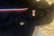 Boys Black zipped hoodie designer inspired age 9-10 Free post