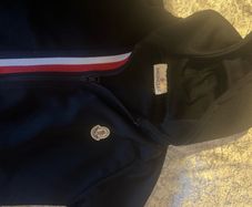 Boys Black zipped hoodie designer inspired age 9-10 Free post
