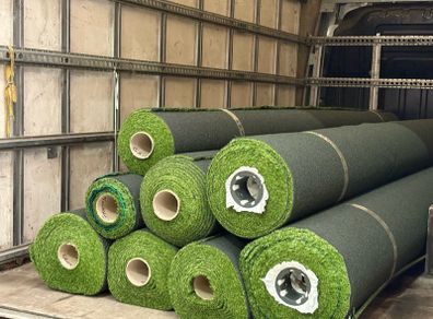artificial grass can be cut to any size u need