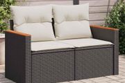 Garden Sofa 2 seater Poly Rattan