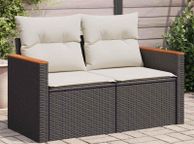 main image for ad Garden Sofa 2 seater Poly Rattan