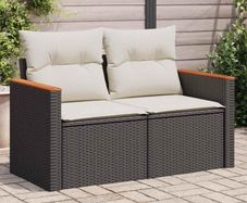 Garden Sofa 2 seater Poly Rattan