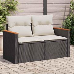Garden Sofa 2 seater Poly Rattan