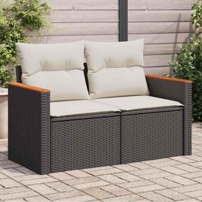 Garden Sofa 2 seater Poly Rattan