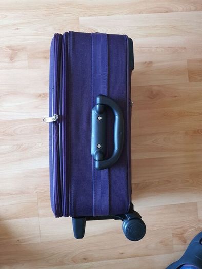 LT creations purple suitcase