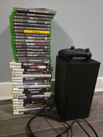 Xbox series x with big game bundle