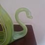 vintage glass swan Image 6