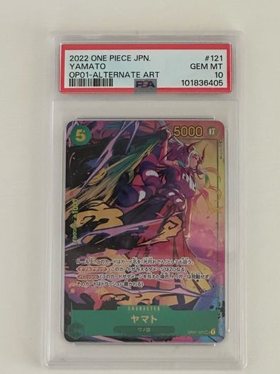 Psa 10 Yamato Op01-121 Sec Romance Dawn Alternate Art Japanese 2022