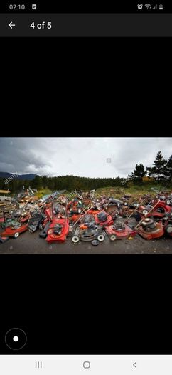 wanted broken garden machinery