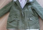 Girls Kaki Fur Jacket