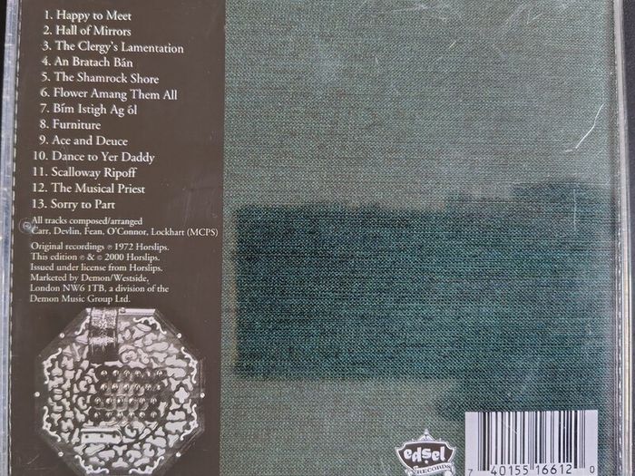 Horslips - Happy To Meet Sorry To Part CD (1972) 2000 Remastered Reissue Folk Rock EX+