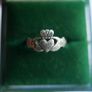 Vintage Sterling Silver 925 Irish Claddagh Rings size L1/2 - 1,5g Image 4