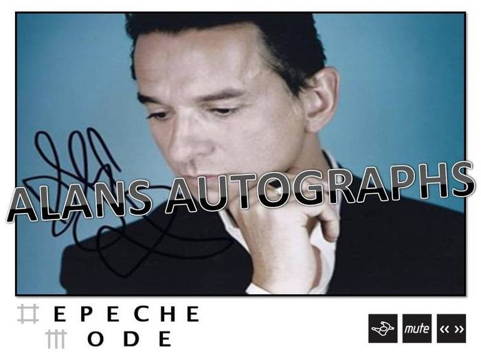 Depeche Mode Autograph