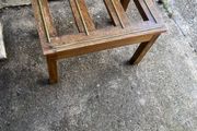Luggage rack/ table from bray head hotel .solid oak
