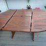 Wooden Garden Table Image 2