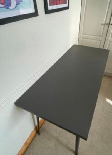 Grey Ikea Desk