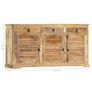Side Cabinet 170x38x80 cm Solid Mango Wood Image 8