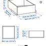 Ikea Komplement Drawer with glass front Image 2