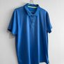 Pre Owned Dunnes Stores Men's Blue Sports Polo Shirt Image 2
