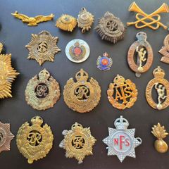 British Military cap badges lot