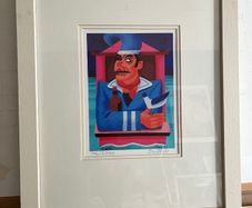 Print by Irish artist Graham Knuttel
