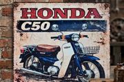 Metal sign